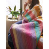 Lion Brand Beginner's Delight Afghan Crochet Kit Lion Brand Beginner's Delight Afghan Crochet Kit