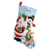 Bucilla Santa's Gathering Stocking Kit Bucilla Santa's Gathering Stocking Kit