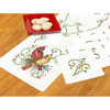 Herrschners Majestic Cardinals Table Runner & Napkins Stamped Cross-Stitch