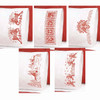 Herrschners Christmas Redwork Pillowcase Pairs Stamped Cross-Stitch Herrschners Christmas Redwork Pillowcase Pairs Stamped Cross-Stitch