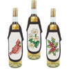 Herrschners Winter Stained Glass Bottle Aprons Stamped Cross-Stitch Herrschners Winter Stained Glass Bottle Aprons Stamped Cross-Stitch