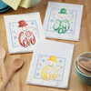 Herrschners Winter Blessings Towel Trio Stamped Cross-Stitch Herrschners Winter Blessings Towel Trio Stamped Cross-Stitch