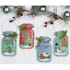 Dimensions Christmas Jar Ornaments Counted Cross-Stitch Kit Dimensions Christmas Jar Ornaments Counted Cross-Stitch Kit