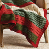 Herrschners Amaryliss Holiday Afghan Crochet Kit