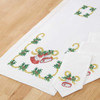 Herrschners Christmas Bells Table Runner Stamped Cross-Stitch
