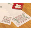 Herrschners Joyous Noel Table Runner & Napkins Stamped Cross-Stitch Herrschners Joyous Noel Table Runner & Napkins Stamped Cross-Stitch