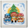 Herrschners Roly Poly Christmas Trivet Counted Cross-Stitch Kit Herrschners Roly Poly Christmas Trivet Counted Cross-Stitch Kit