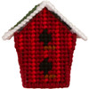 Herrschners Christmas Birdhouse Ornaments Plastic Canvas Kit