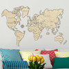 Wooden City World Map XL Mechanical Model - Wood Wooden City World Map XL Mechanical Model - Wood