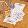 Herrschners Watercolor Floral Table Runner Thread Kit Herrschners Watercolor Floral Table Runner Thread Kit