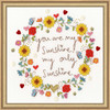 Bothy Threads Love Sunshine Counted Cross-Stitch Kit Bothy Threads Love Sunshine Counted Cross-Stitch Kit