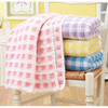 Herrschners Baby's First Gingham Blanket Crochet Kit