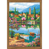 Paintworks Village Lake Afternoon Paint by Number Kit Paintworks Village Lake Afternoon Paint by Number Kit