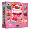 Rose Art Cupcakes II Mini-Shaped Jigsaw Puzzle