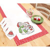 Herrschners Polar Bears Table Runner & Napkins Stamped Cross-Stitch Herrschners Polar Bears Table Runner & Napkins Stamped Cross-Stitch