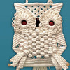 Design Works Owl Planter Macrame