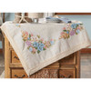 Herrschners Seaside Cascade Lace Trimmed Table Topper Stamped Cross-Stitch Kit Herrschners Seaside Cascade Lace Trimmed Table Topper Stamped Cross-Stitch Kit