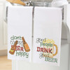 Herrschners Beer Happy Towel Pair Stamped Cross-Stitch Herrschners Beer Happy Towel Pair Stamped Cross-Stitch