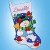 Design Works Snowman with Cardinal Stocking Kit Design Works Snowman with Cardinal Stocking Kit