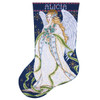 Design Works Holly Angel Stocking Counted Cross-Stitch Kit Design Works Holly Angel Stocking Counted Cross-Stitch Kit