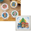 Herrschners Roly Poly Christmas Coasters & Trivet Counted Cross-Stitch Kit Herrschners Roly Poly Christmas Coasters & Trivet Counted Cross-Stitch Kit