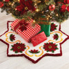 Herrschners Poinsettia Star Tree Skirt Latch Hook Kit Herrschners Poinsettia Star Tree Skirt Latch Hook Kit