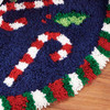 Herrschners Candy Cane Tree Skirt Latch Hook Kit