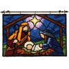 Herrschners Stained Glass Nativity Latch Hook Kit Herrschners Stained Glass Nativity Latch Hook Kit