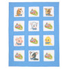 Herrschners Kid's Bow Tie Farm Animals Quilt Blocks Stamped Cross-Stitch