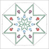 Herrschners Charlotte Quilt Blocks Stamped Cross-Stitch or Stamped Embroidery