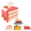 Herrschners Cake Slice Tissue Box & Coasters with Holder Set Plastic Canvas Herrschners Cake Slice Tissue Box & Coasters with Holder Set Plastic Canvas