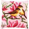 Vervaco Birds & Magnolia Pillow Needlepoint Kit Vervaco Birds & Magnolia Pillow Needlepoint Kit