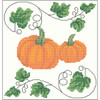 Herrschners Pumpkin Patch Quilt Blocks Stamped Cross-Stitch Herrschners Pumpkin Patch Quilt Blocks Stamped Cross-Stitch