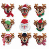 Herrschners Santa & Reindeer Ornaments Plastic Canvas Kit