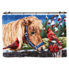 Herrschners Winter on the Farm Kit & Hanger Latch Hook Kit Herrschners Winter on the Farm Kit & Hanger Latch Hook Kit