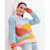 Caron Landscape Sweater Crochet Kit Caron Landscape Sweater Crochet Kit