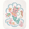 Herrschners MerKitten Baby Quilt Stamped Cross-Stitch Kit Herrschners MerKitten Baby Quilt Stamped Cross-Stitch Kit
