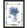 Vervaco Soft Blue Floral Counted Cross-Stitch Kit Vervaco Soft Blue Floral Counted Cross-Stitch Kit