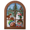 Herrschners Holiday Elves Window Wall Hanging Kit & Frame Plastic Canvas Kit Herrschners Holiday Elves Window Wall Hanging Kit & Frame Plastic Canvas Kit