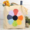 Rainbow Flower Tote Iron-On Appliqué Pattern Download Rainbow Flower Tote Iron-On Appliqué Pattern Download