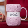 Knitting Mug - Unravelling