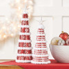 Herrschners Peppermint Striped Trees Sit Set Sequin Kit