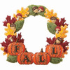 Herrschners The Colors of Fall Wreath Felt & Sequin Kit Herrschners The Colors of Fall Wreath Felt & Sequin Kit