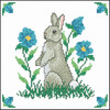 Garden Bunny Quilt Blocks Thread Kit Garden Bunny Quilt Blocks Thread Kit