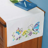 Herrschners Butterfly Bough Dresser Scarf Stamped Cross-Stitch Herrschners Butterfly Bough Dresser Scarf Stamped Cross-Stitch