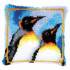 Vervaco King Penguins Pillow Cover Latch Hook Kit Vervaco King Penguins Pillow Cover Latch Hook Kit