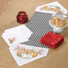 Herrschners Bountiful Thanks Table Runner & Napkins Stamped Cross-Stitch Herrschners Bountiful Thanks Table Runner & Napkins Stamped Cross-Stitch
