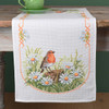 Vervaco Daisies & Robin Table Runner Counted Cross-Stitch Kit Vervaco Daisies & Robin Table Runner Counted Cross-Stitch Kit