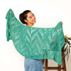Bernat Zig Zagging Filet Shawl Crochet Kit Bernat Zig Zagging Filet Shawl Crochet Kit