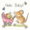 Bothy Threads Hello Baby! Needlepoint Kit